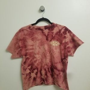Tie Dye Cropped Obey Shirt